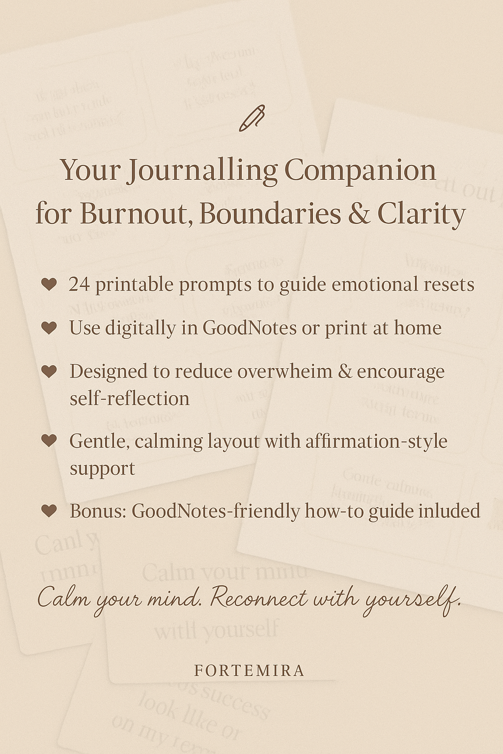 Write It Out: 24-Card Journaling Prompt Deck (Printable & GoodNotes Ready)