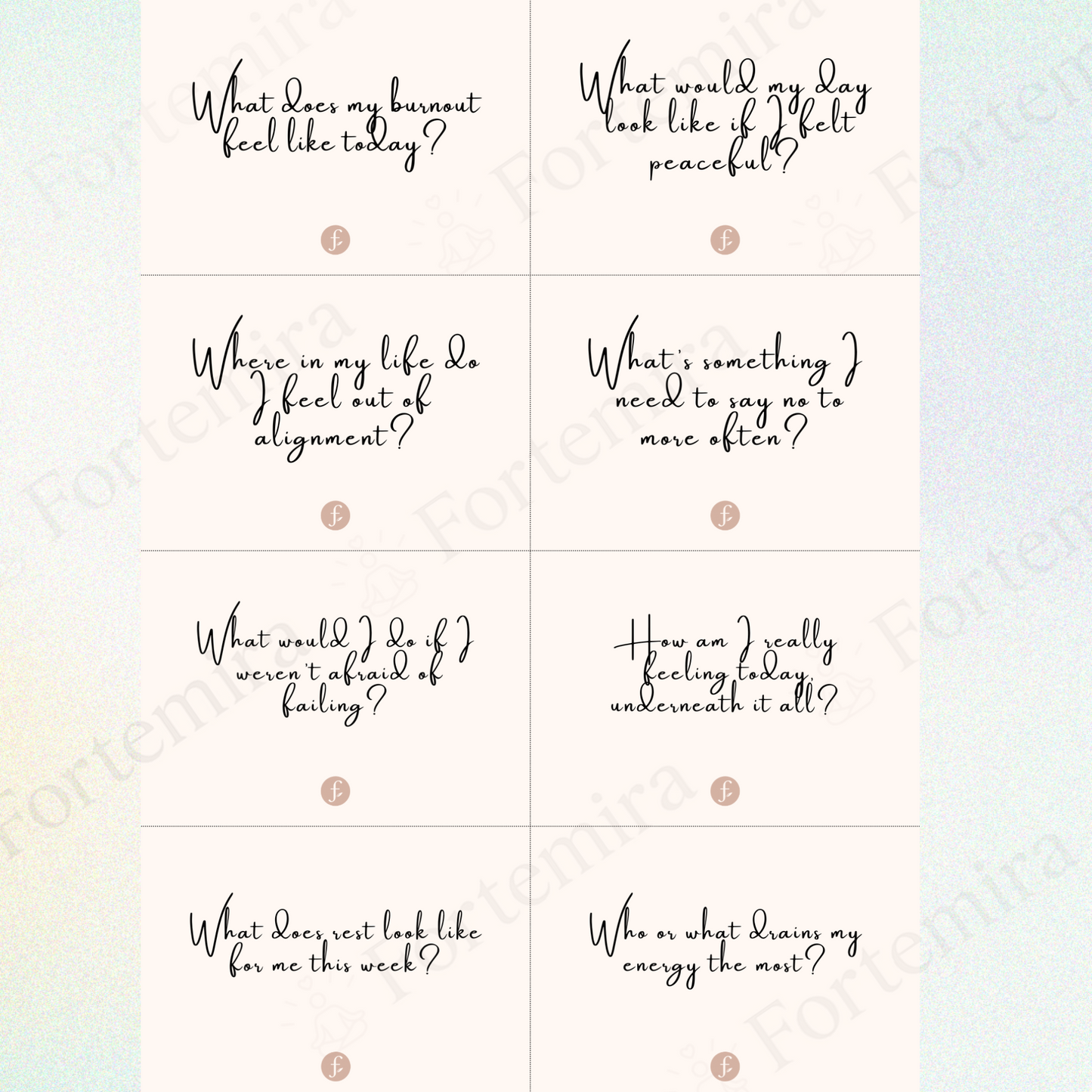 Write It Out: 24-Card Journaling Prompt Deck (Printable & GoodNotes Ready)