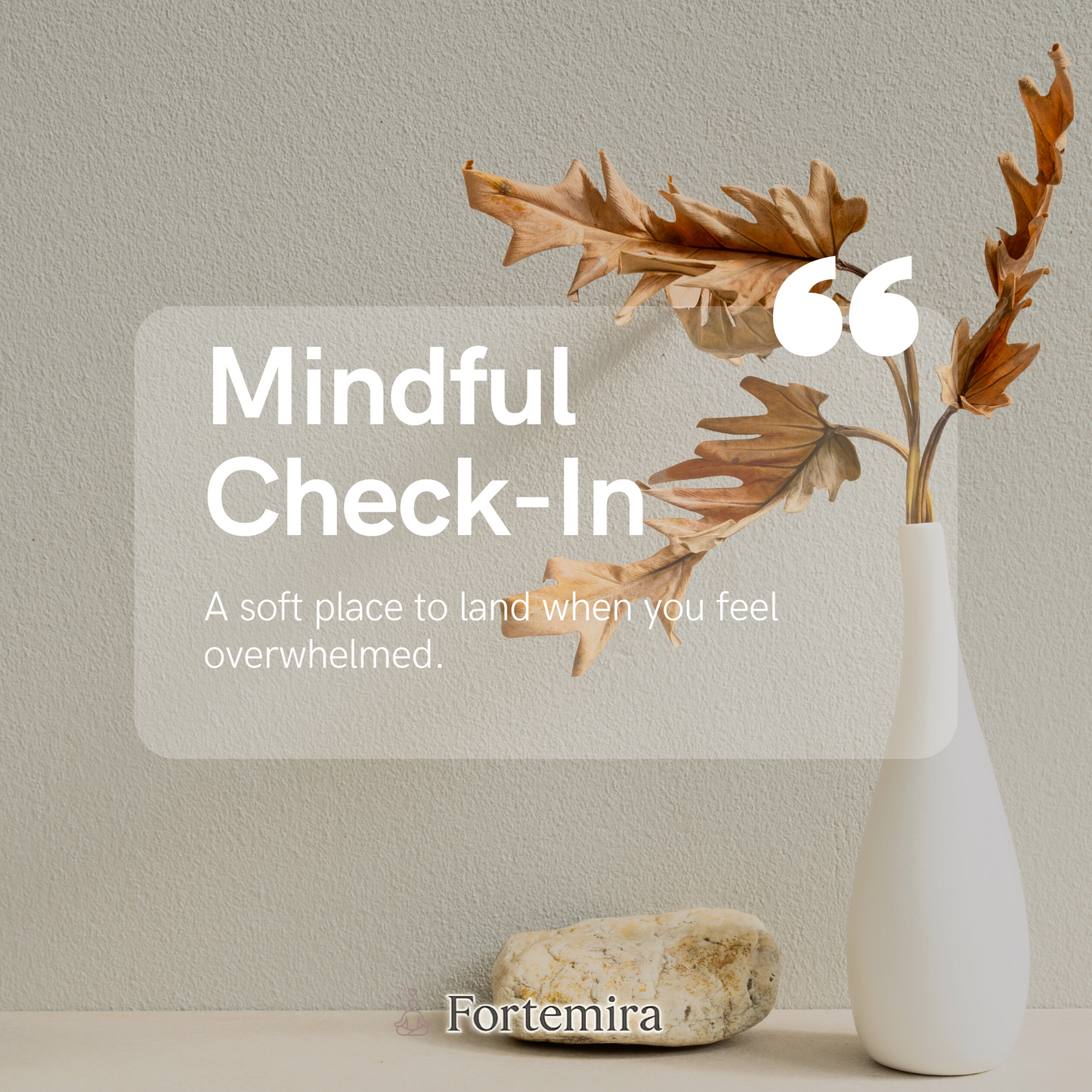 Self-Compassion Check-In – A Mindful Worksheet for Gentle Reflection