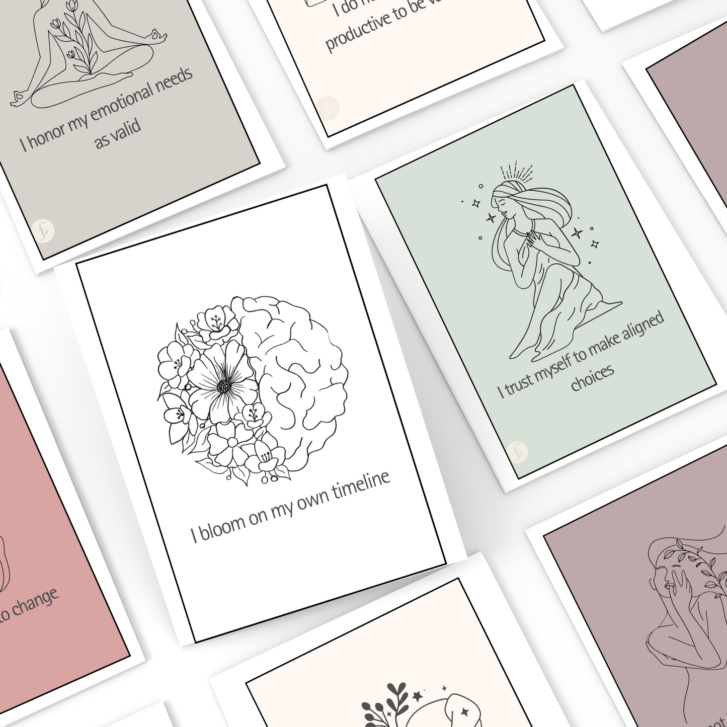 The Worthy Words Deck — Printable Affirmation Cards