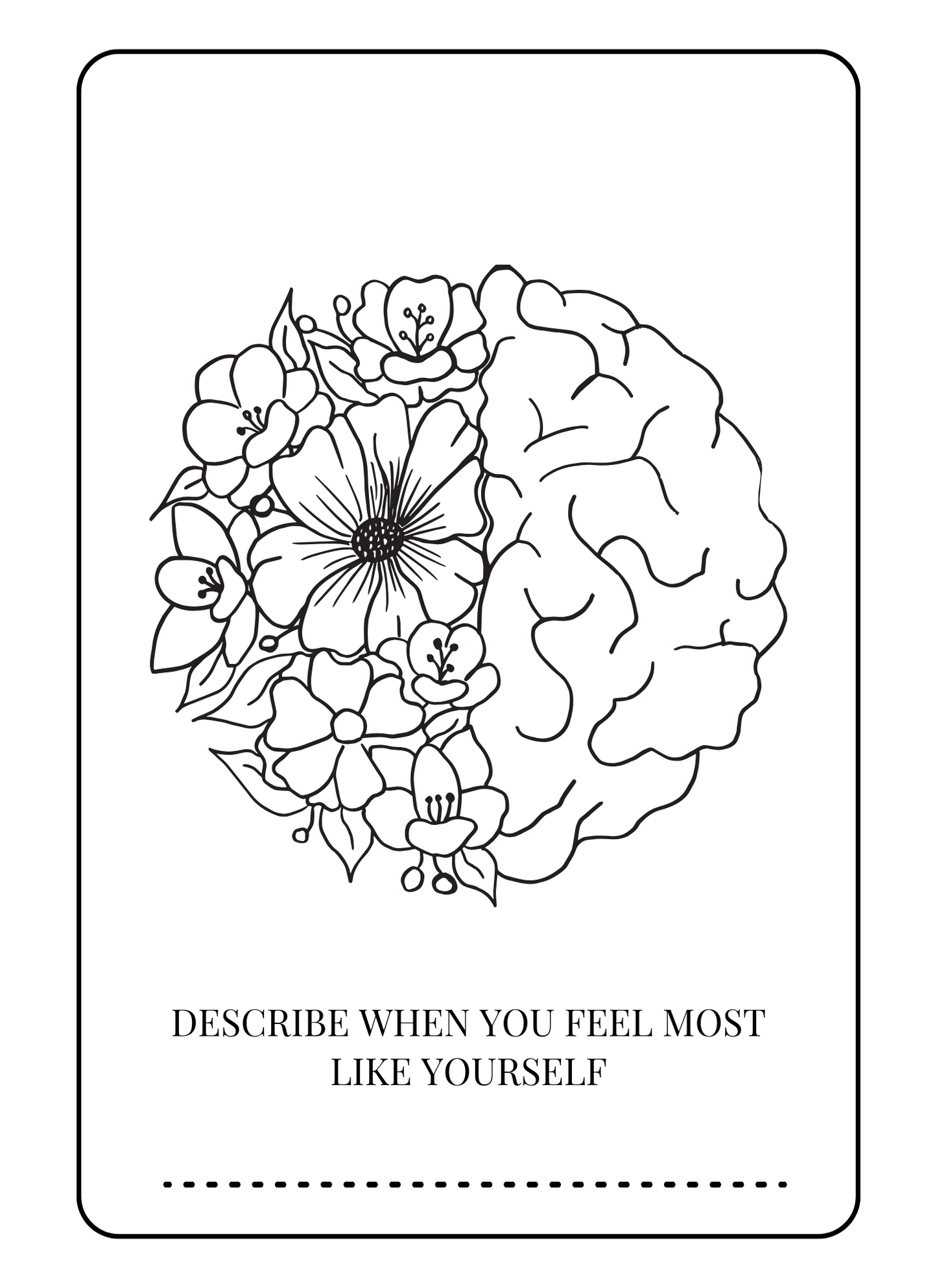 Self-Discovery Coloring Pages – 10 Printable Reflection Prompts